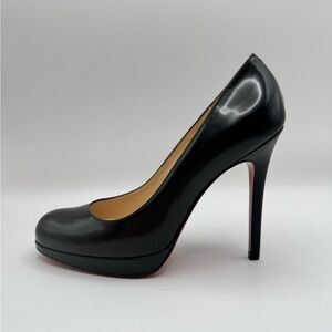 christian louboutin 36 New Simple Pump 120 Patent Calf Black With Box